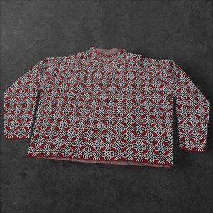 Maeve Anthropologie Geometric Tribal Boxy Cropped Top Dolman Sleeve Women’s M